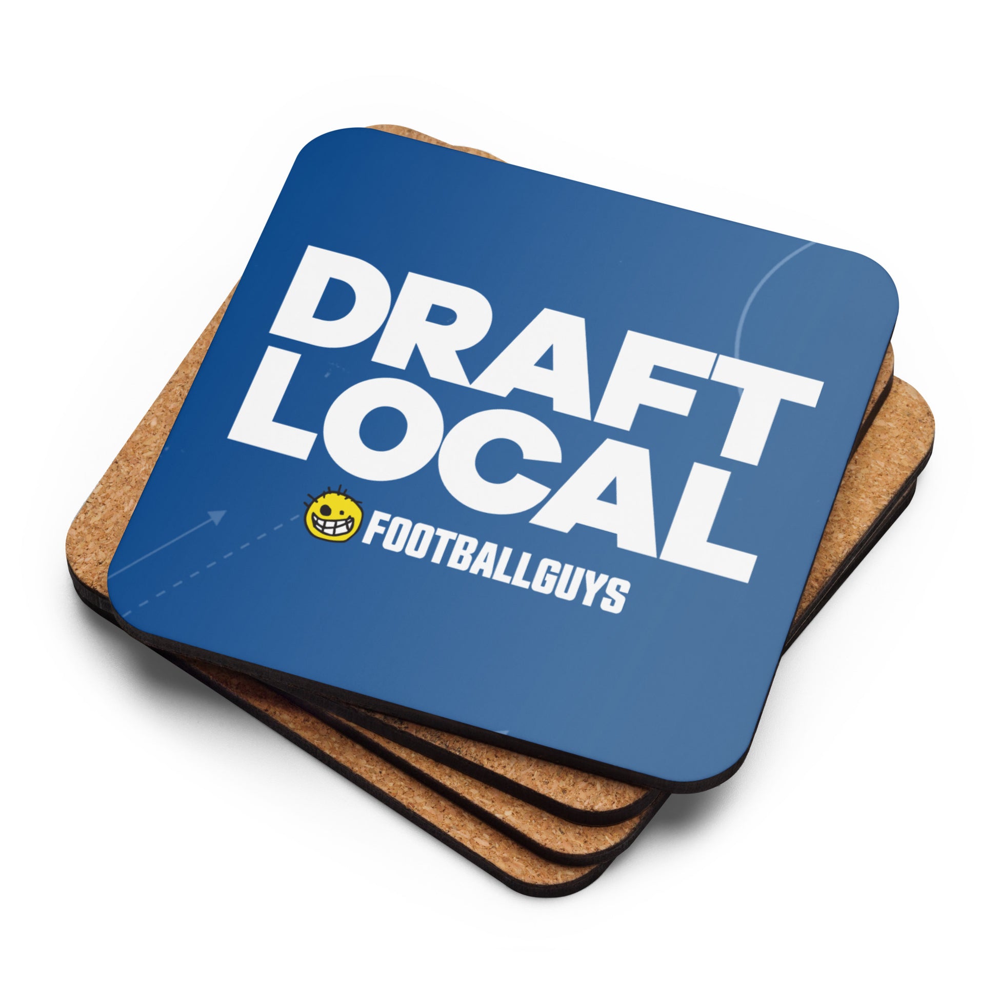 Draft Local Cork-back coaster