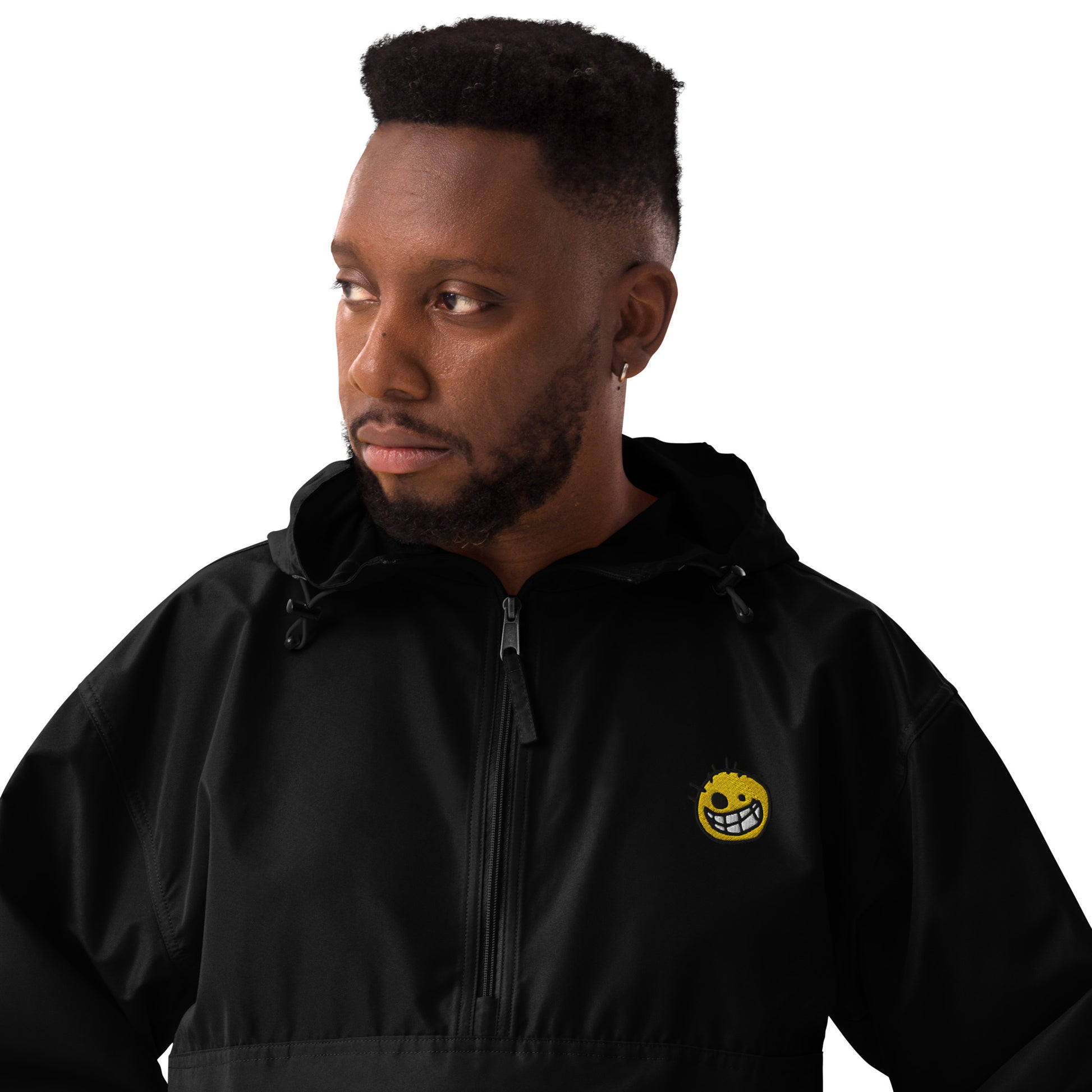 Black Eyed Joe Embroidered Champion Packable Jacket
