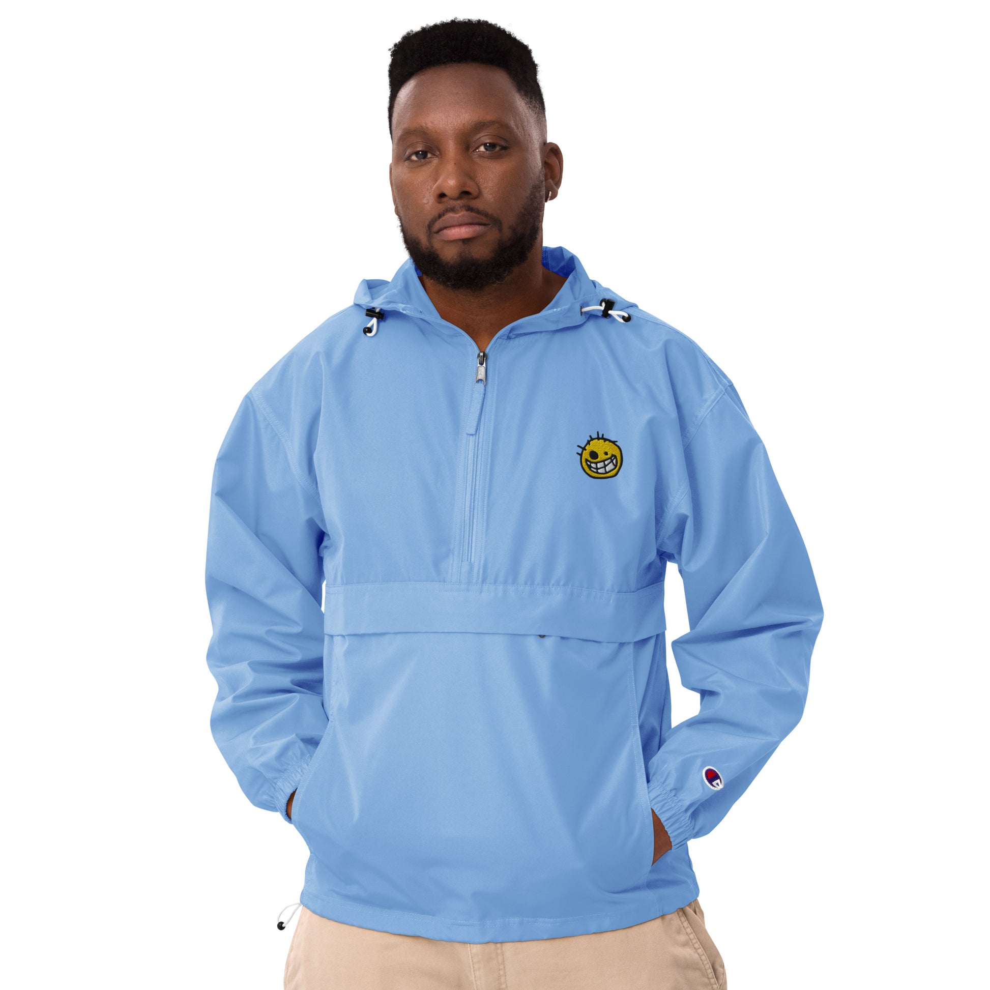 Black Eyed Joe Embroidered Champion Packable Jacket