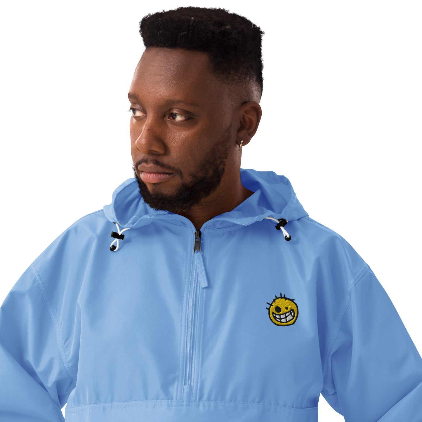 Black Eyed Joe Embroidered Champion Packable Jacket
