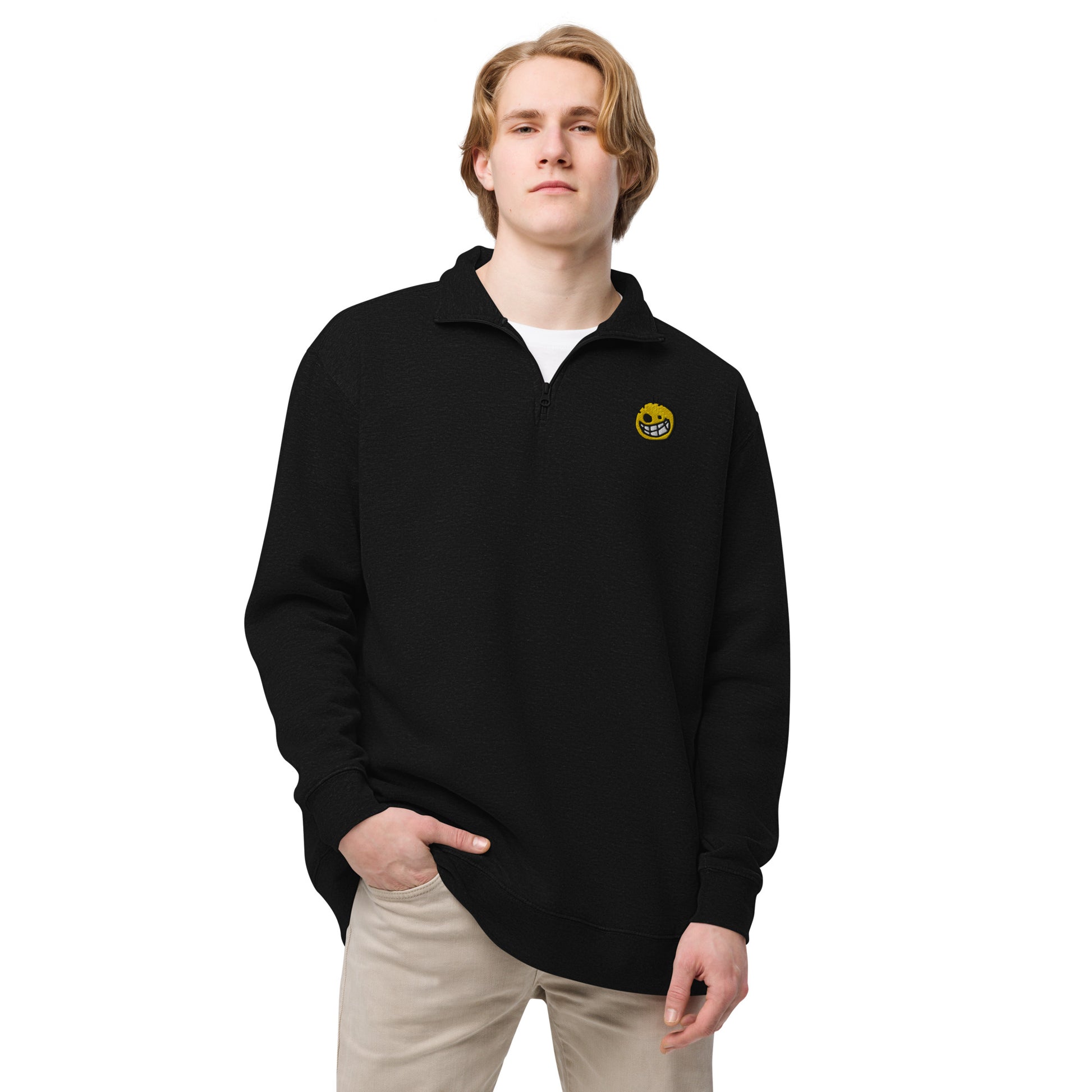 Footballguys 1/4 Zip Fleece Pullover