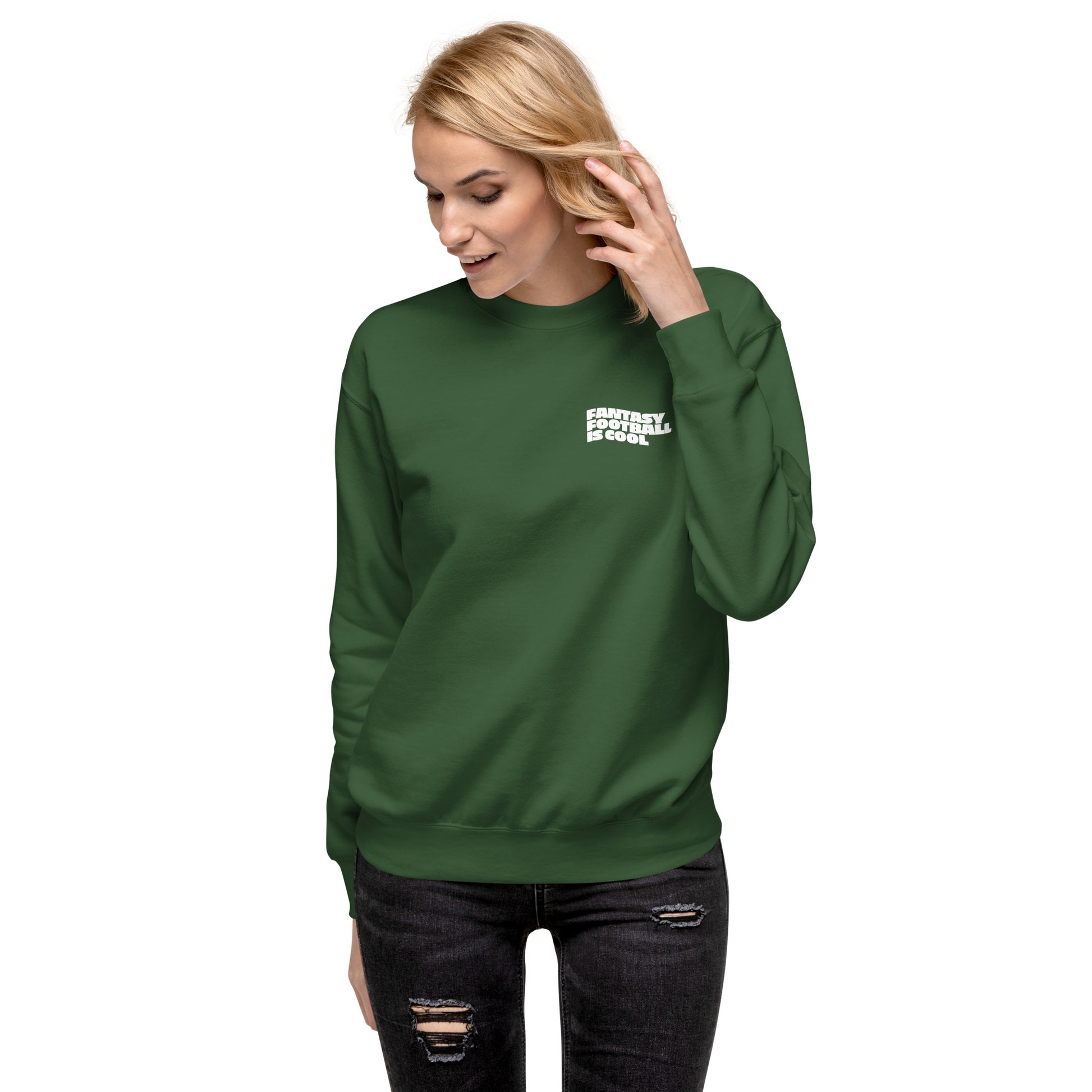 Fantasy Football is Cool Crew Neck Sweatshirt