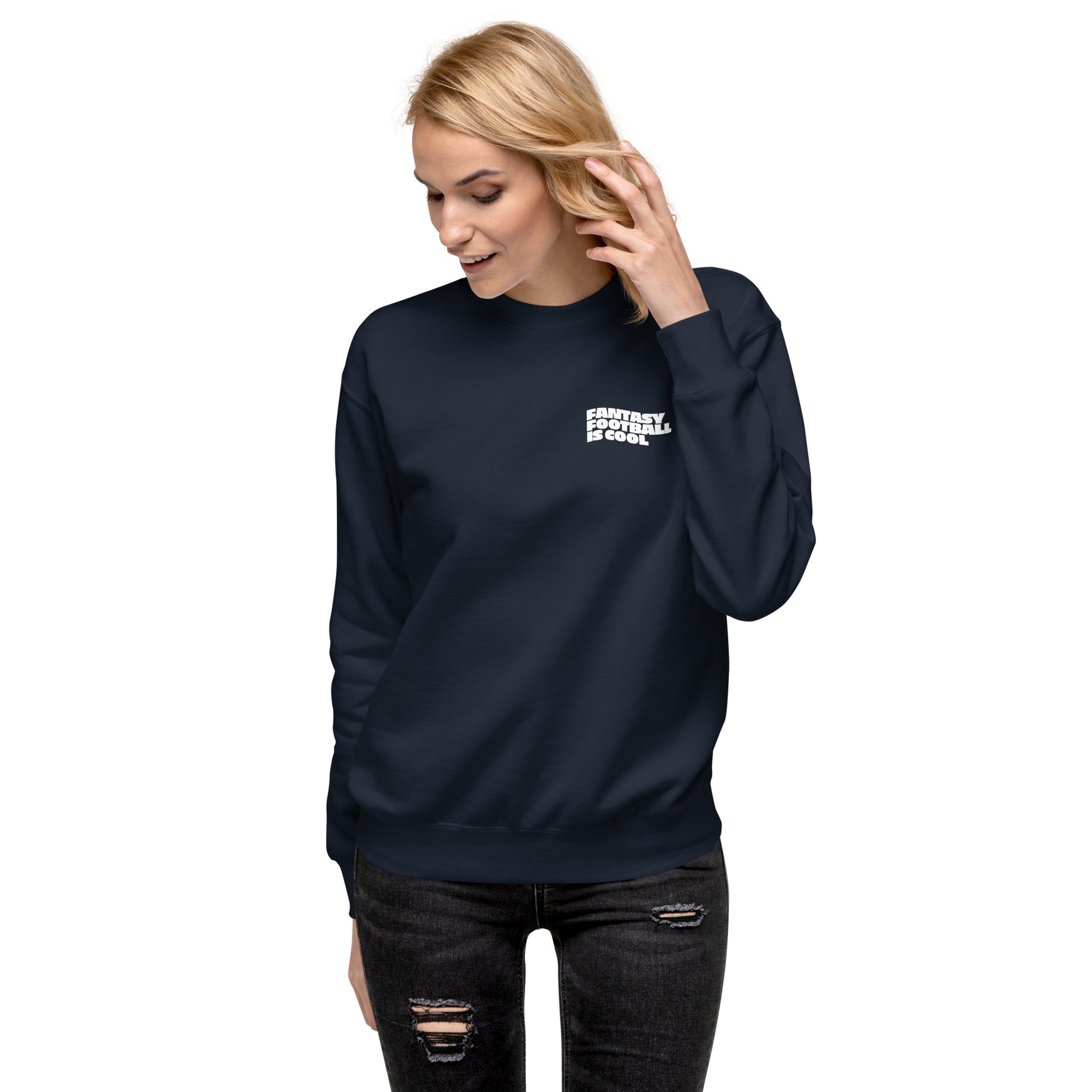 Fantasy Football is Cool Crew Neck Sweatshirt