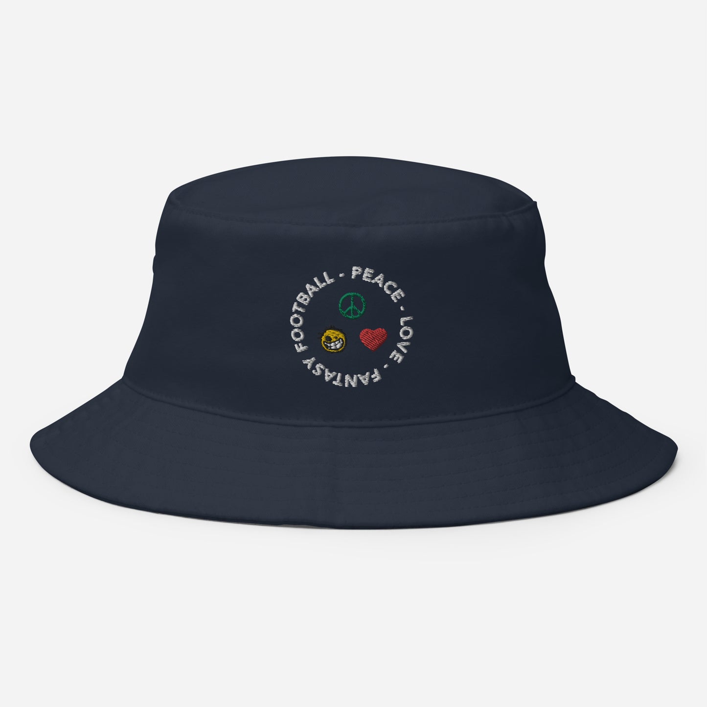 Peace, Love, Fantasy Football Bucket Hat