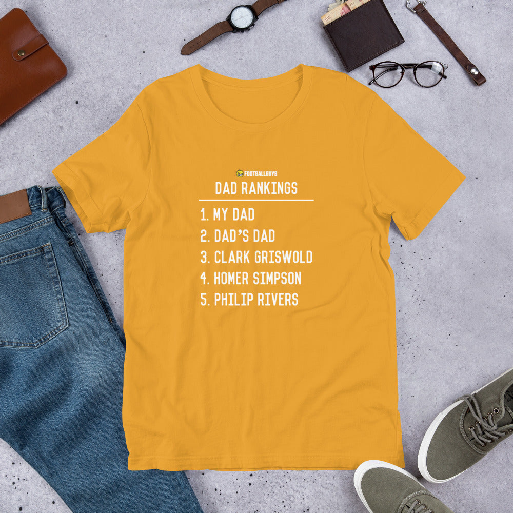 Dad Rankings T Shirt