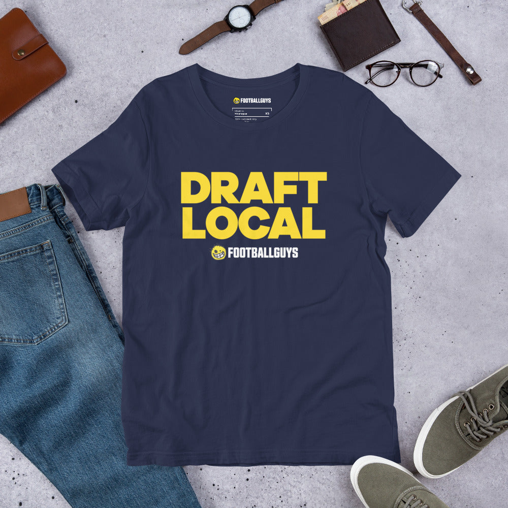 Gold & Navy Draft Local T-shirt