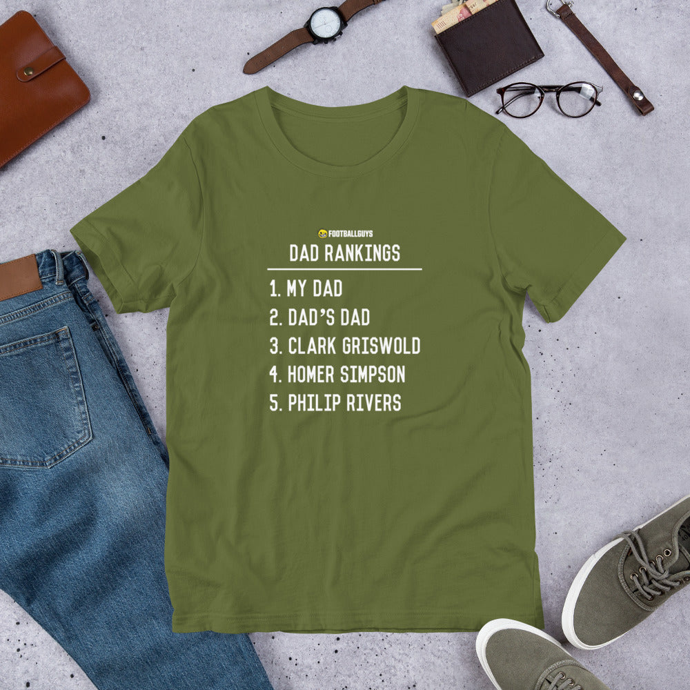 Dad Rankings T Shirt